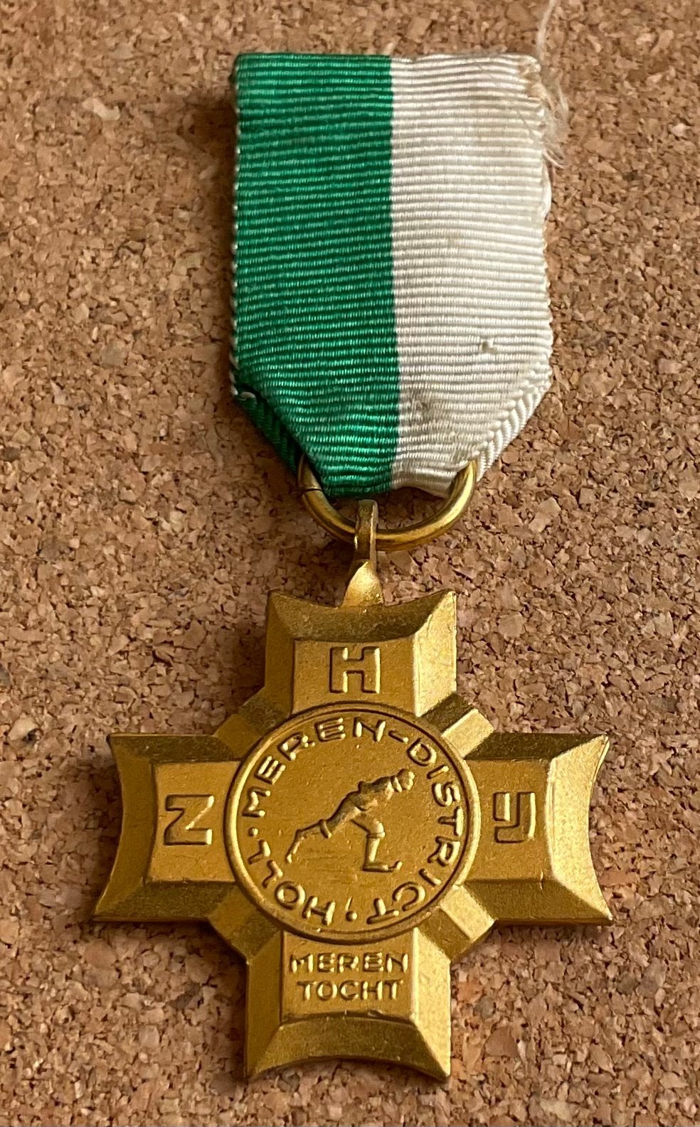Medaille schaatsen - Z. H. IJ. Holl. Meren District, Postzegels en Munten, Penningen en Medailles, Overige materialen, Nederland