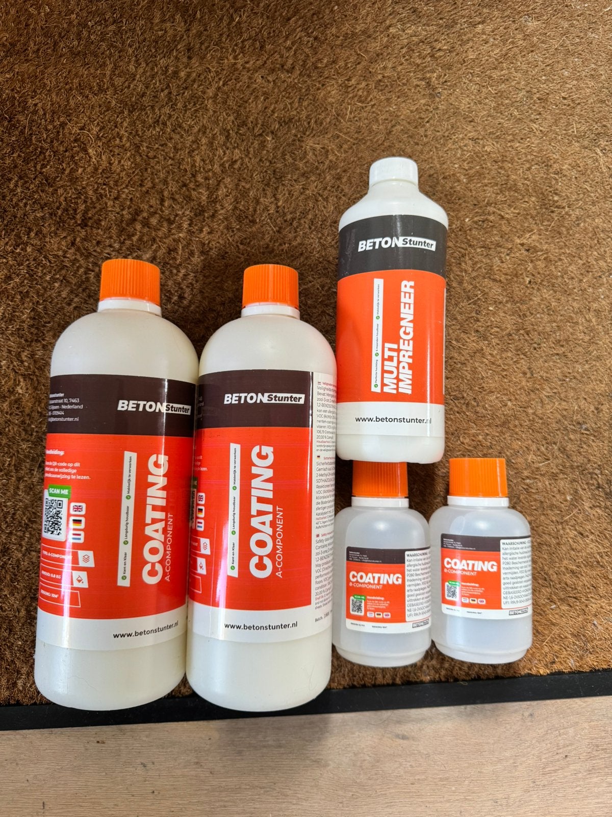 Ongeopende Betoncire/Microcement producten + restanten, Overige kleuren, Nieuw, Ophalen of Verzenden, Verf