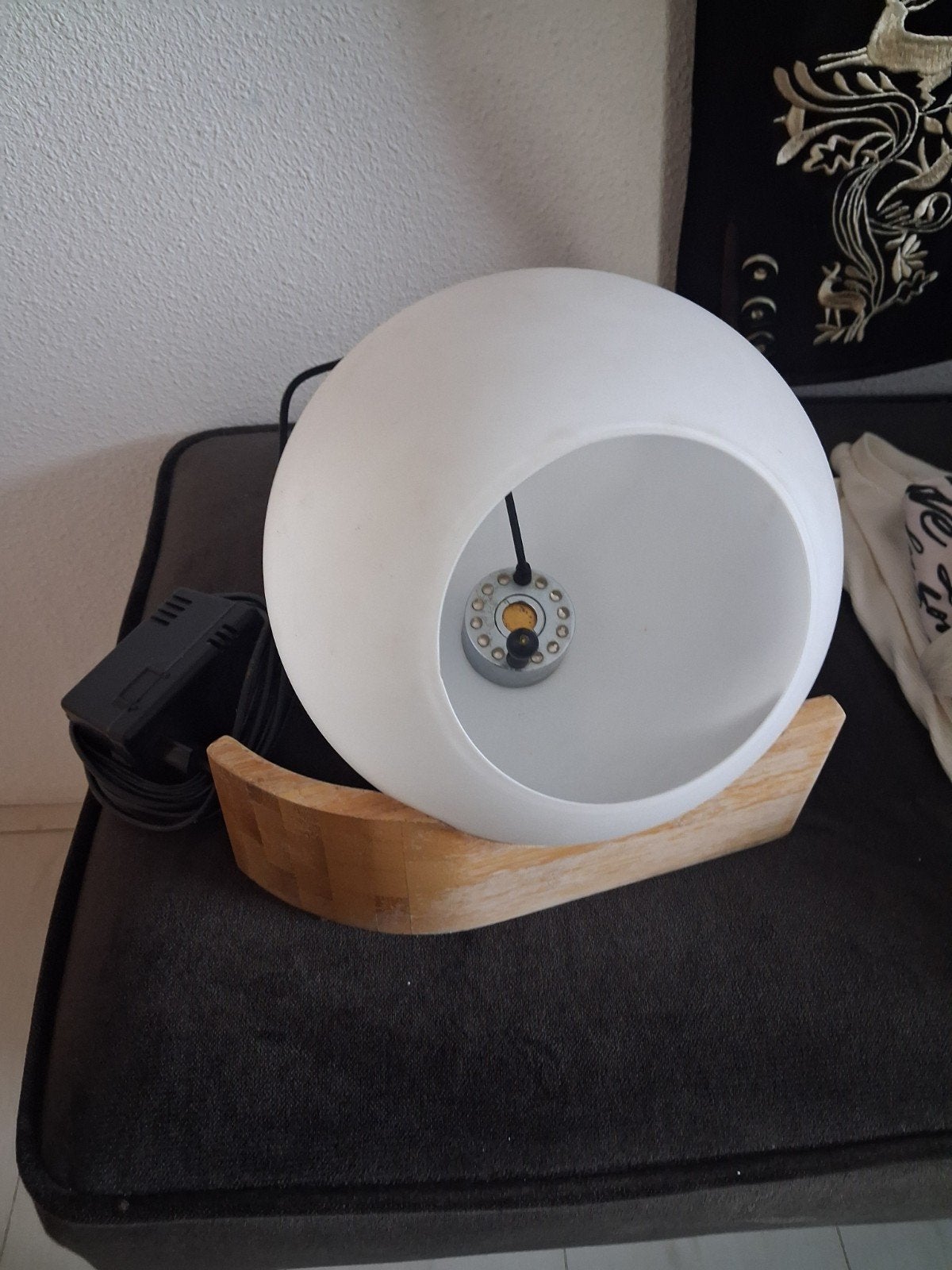Waterornament met stoom en LED-verlichting, Ophalen, Kunststof, Zo goed als nieuw, Modern