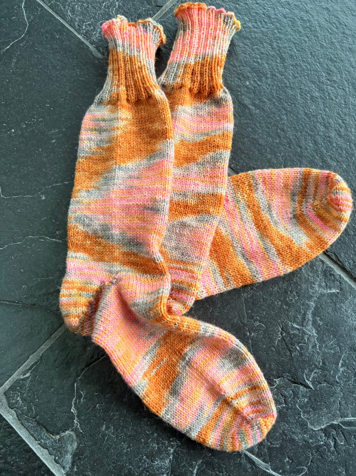 Handgebreide sokken merino hand dyed mt39-40., Kleding | Dames, Sokken en Kniesokken, Overige kleuren, Nieuw, Ophalen of Verzenden