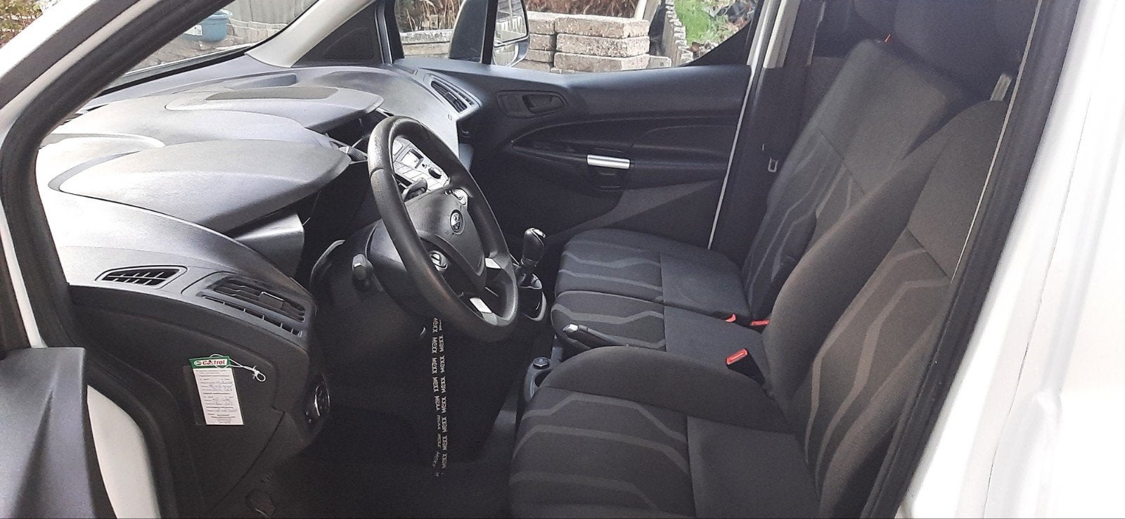 Ford Transit Connect 1.5 Tdci * EURO 6 * 3pers * Trekhaak *, Auto's, 745 kg, Stof, 74 pk, 4 cilinders