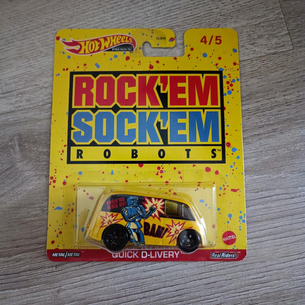Hot wheels hotwheels premium Rock'em Sock'em Quick D-Livery, Ophalen of Verzenden, Nieuw, Auto