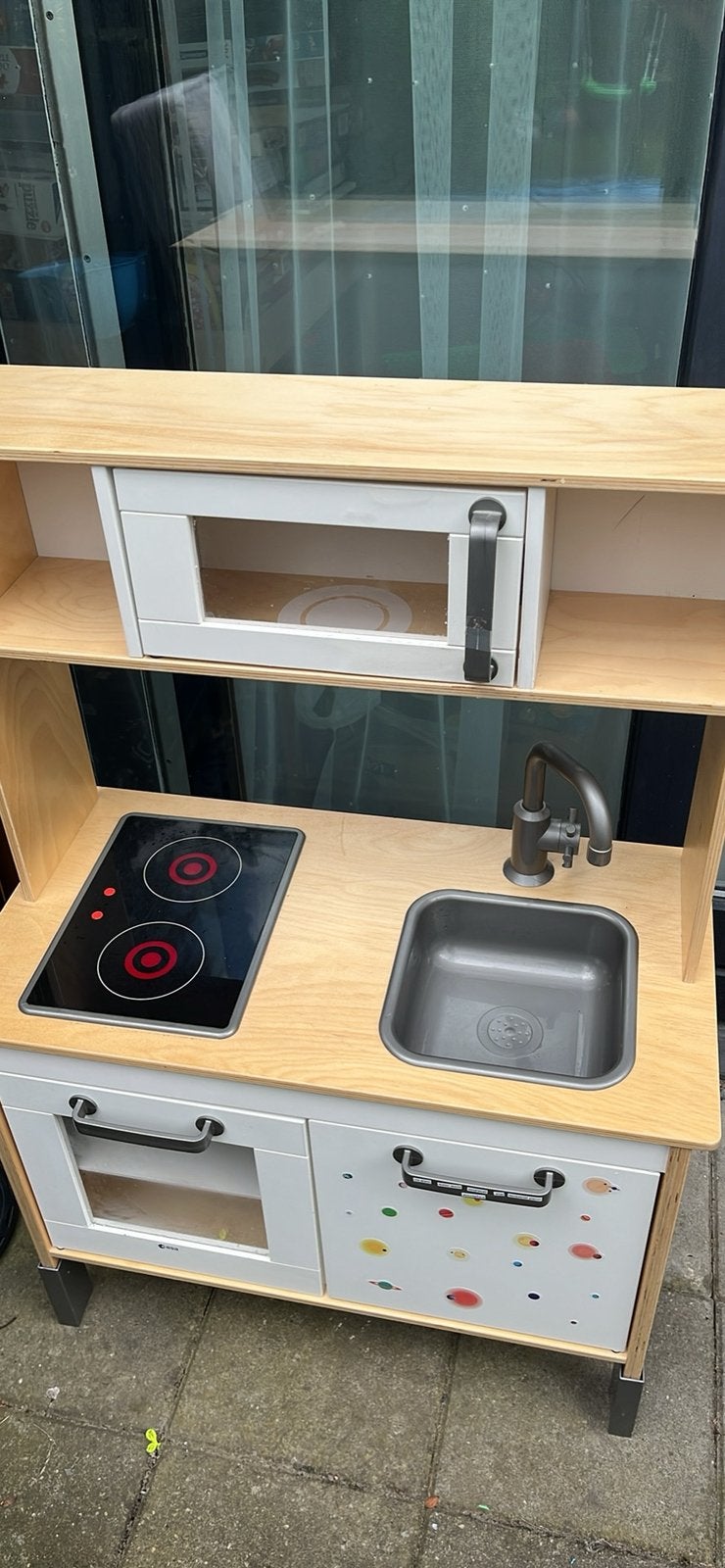 Kinder keuken, Ophalen, Gebruikt