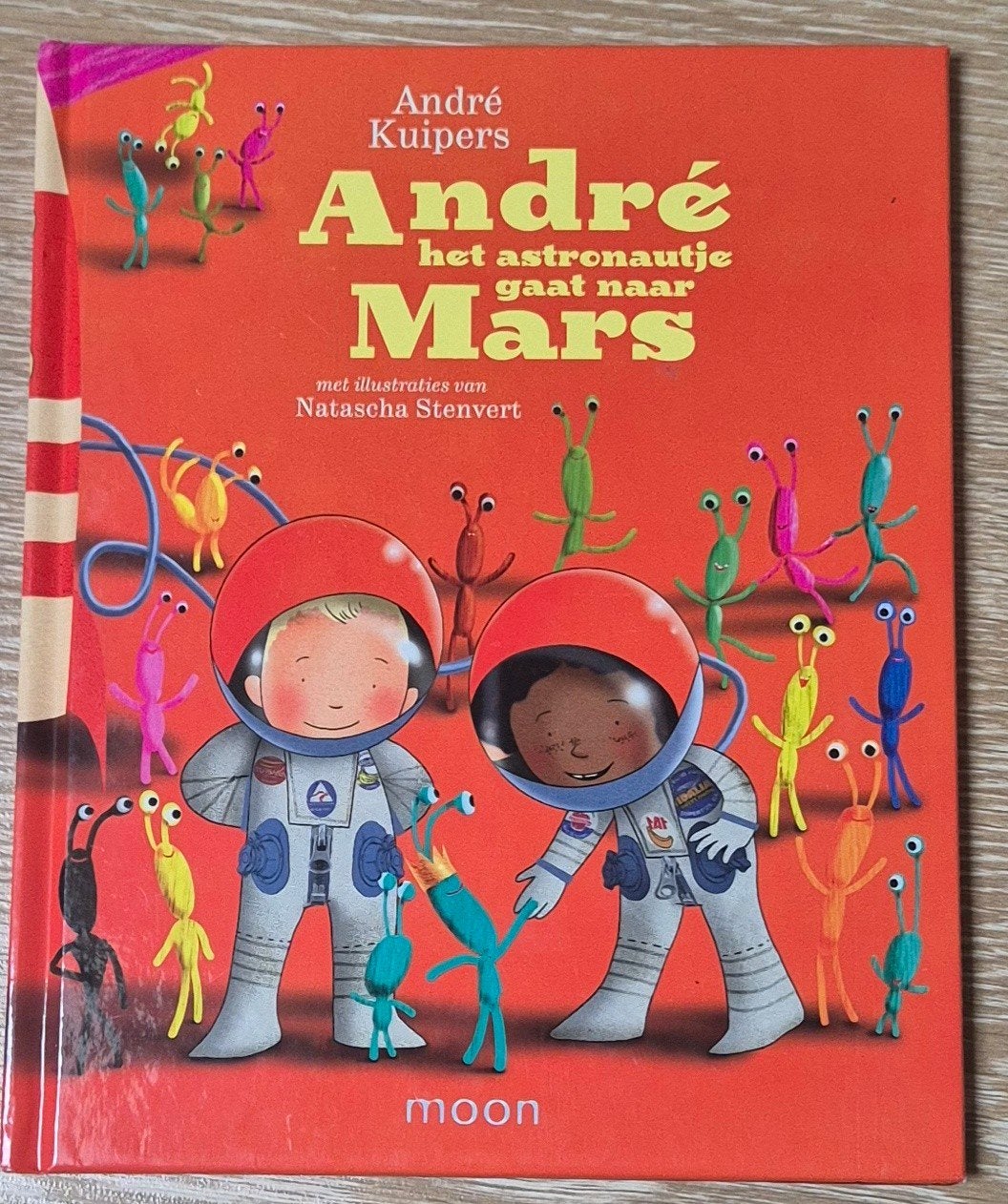 André het astronautje gaat naar Mars - André Kuipers, Ophalen of Verzenden, Zo goed als nieuw