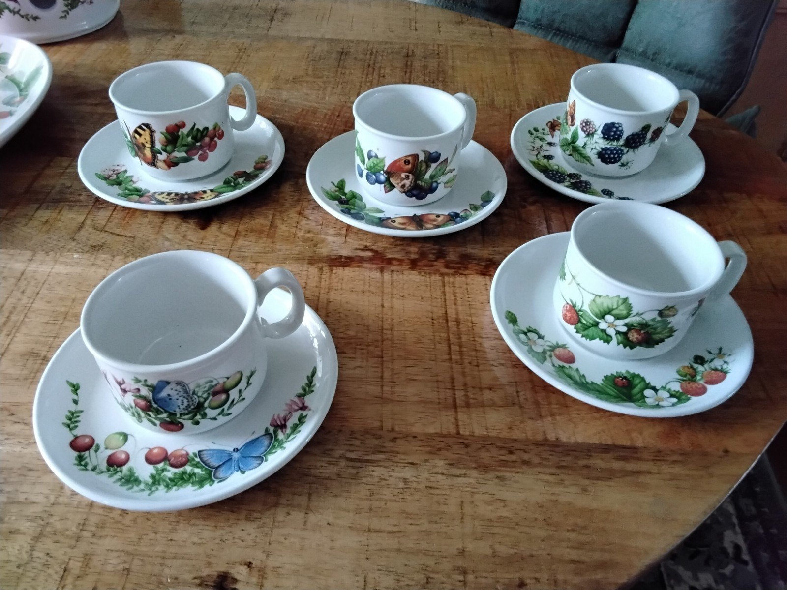 Marjolein Bastin  servies met fruit- en bessenmotief,, Ophalen, Gebruikt, Overige merken, Keramiek
