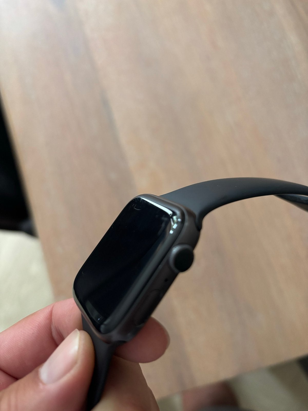 Apple Watch Series 5 44mm, Zwart, IOS, Ophalen of Verzenden, Zo goed als nieuw
