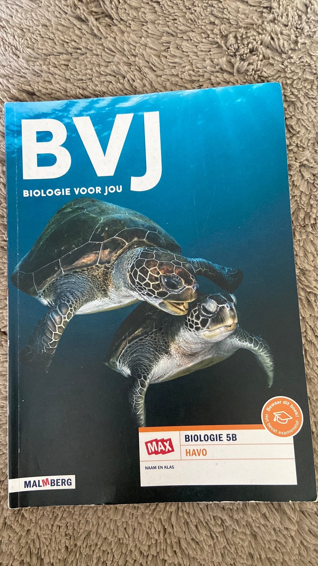 BIOLOGIE VOOR JOU 5B HAVO, Ophalen of Verzenden, Zo goed als nieuw, HAVO, Biologie