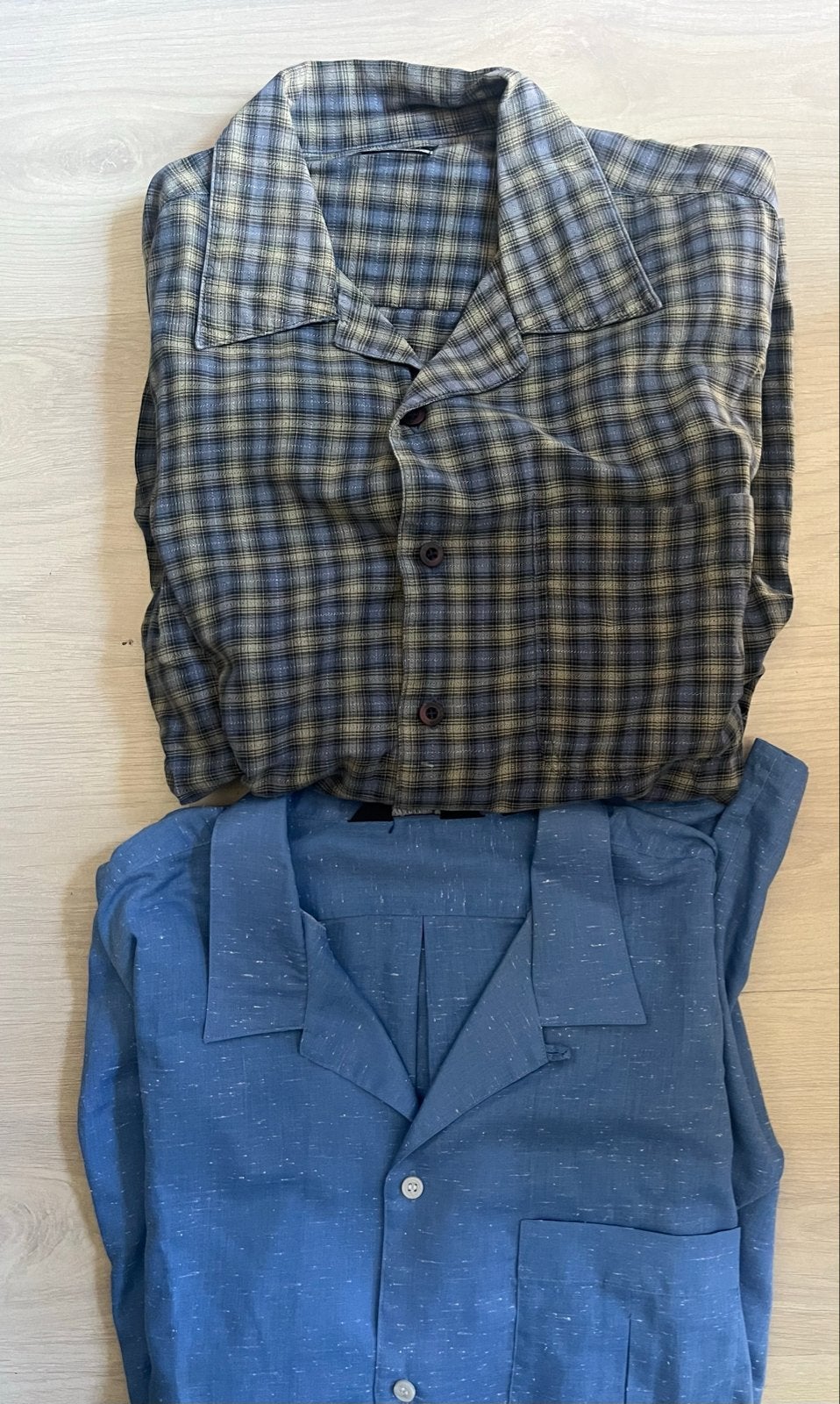 Diverse geruite overhemden - Heren, Kleding | Heren, Verzenden, Gedragen, Blauw, Overige halswijdtes