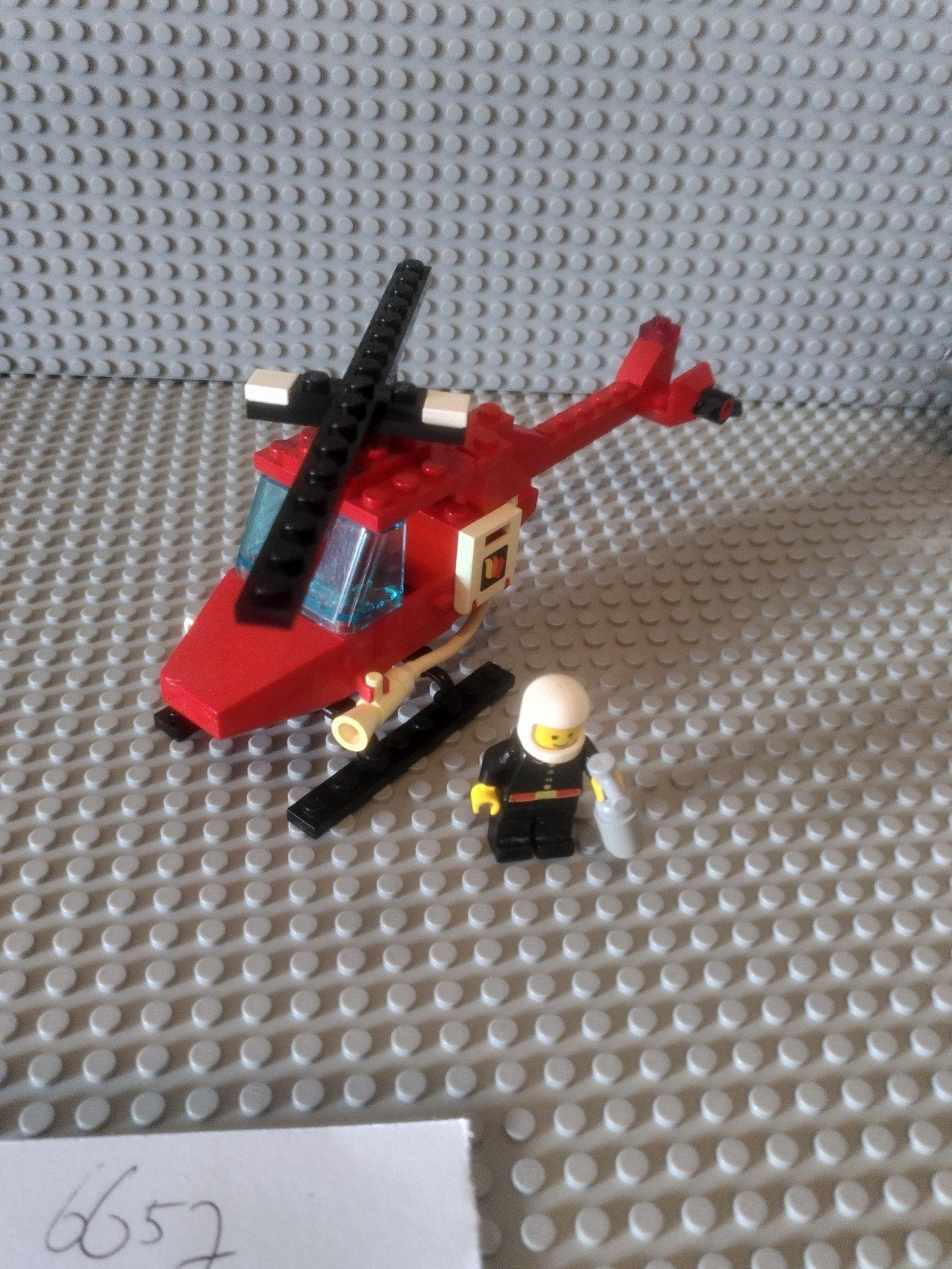 Lego City 6657 brandweer helikopter, Lego, Ophalen of Verzenden, Compleet, Complete set