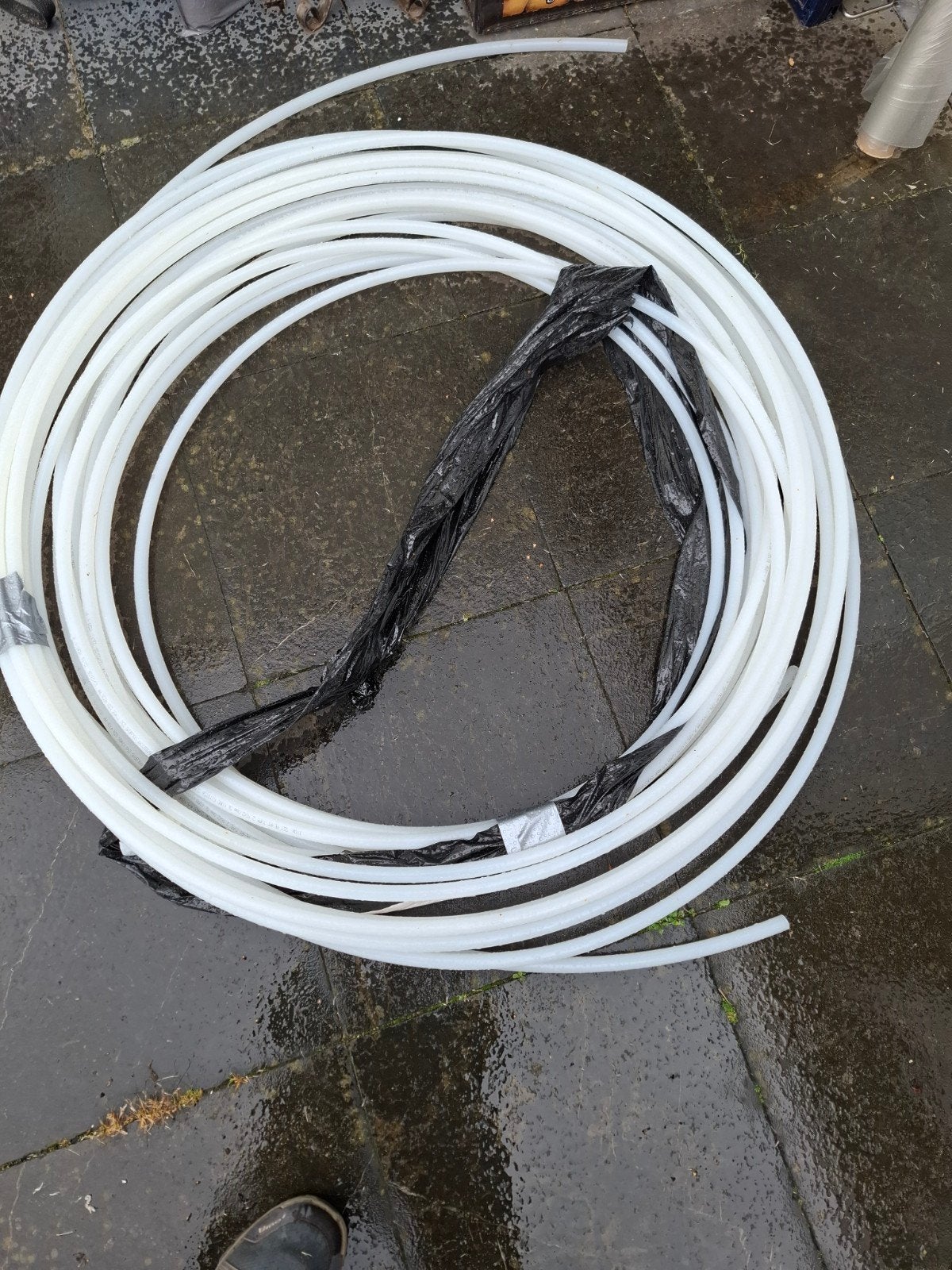 Witte PVC buis - 20mm diameter, 50m lengte, Doe-het-zelf en Verbouw, Ophalen, Pvc, 6 meter of meer, Nieuw