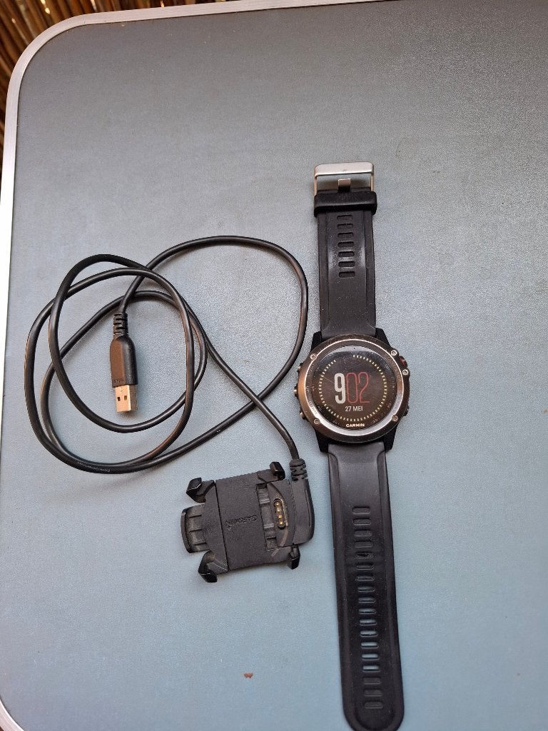(gebruikte) Garmin Fenix 3, Gebruikt, Zwart, Garmin, Ophalen of Verzenden