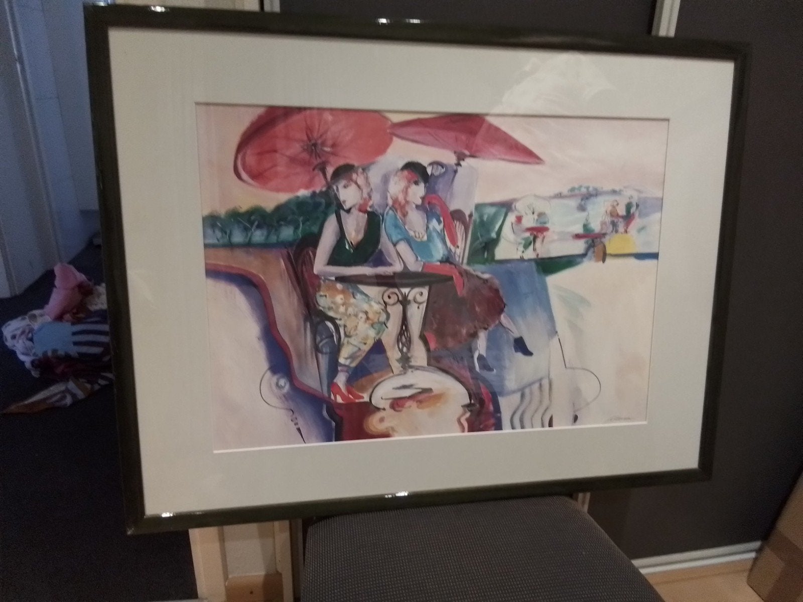 Modern schilderij, Ophalen