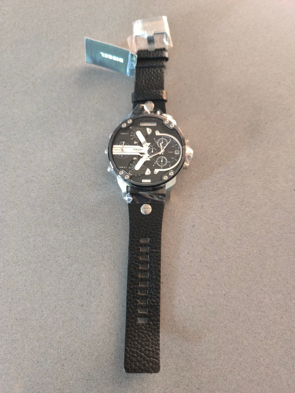 Nieuw Diesel Only The Brave Herenhorloge DZ7313, Ophalen of Verzenden, Nieuw, Leer, Overige merken