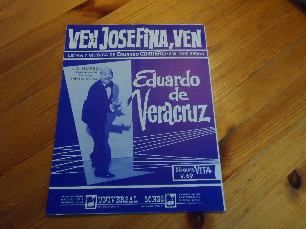 Ven josefina ven - eduardo cordero - eduardo de veracruz, Muziek en Instrumenten, Bladmuziek, Gebruikt, Klarinet, Ophalen of Verzenden