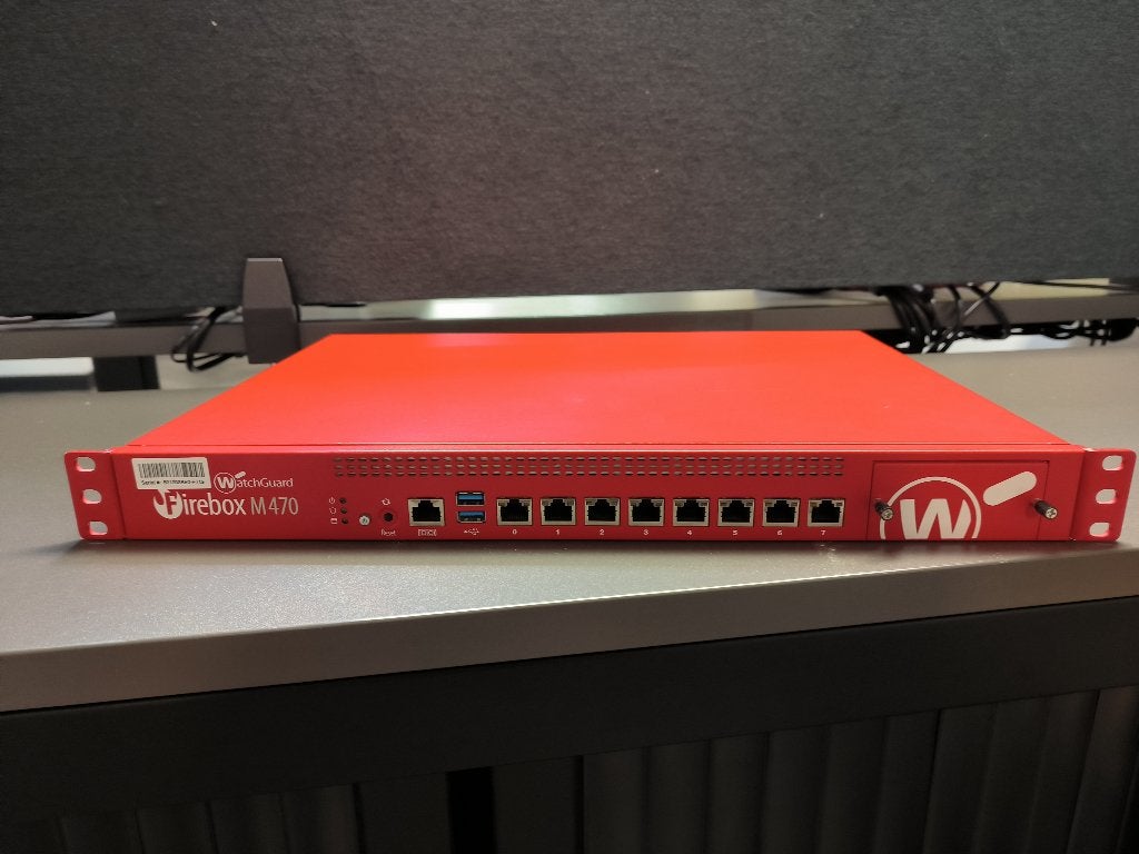 Watchguard Firebox M470 (Firewall), Computers en Software, Netwerk switches, Zo goed als nieuw, Ophalen of Verzenden