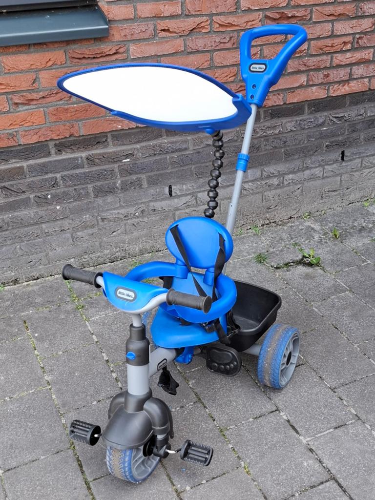Little Tikes 4-in-1 Driewieler met Duwstang en Zonnescherm, Ophalen, Gebruikt, Overige typen