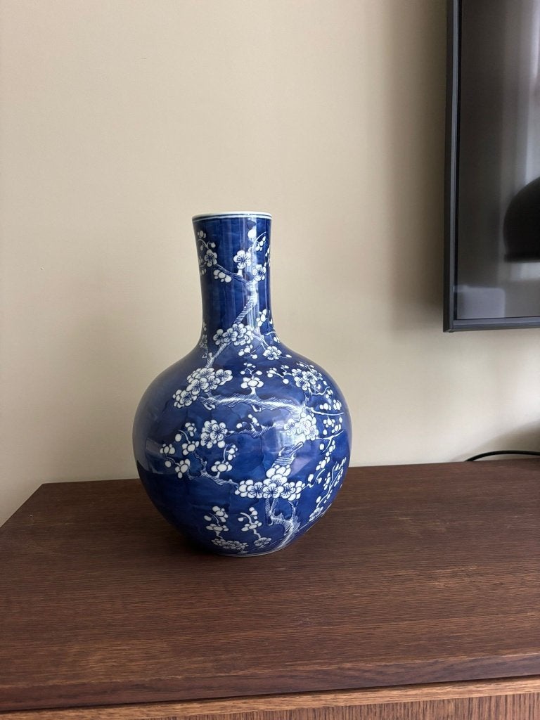 POLSPOTTEN - Blossom Vaas - S - blauw, Ophalen, Blauw, Natuurlijk materiaal, Zo goed als nieuw