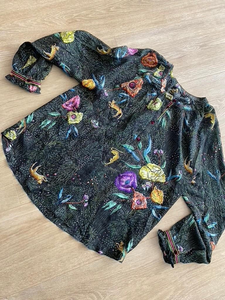 Nieuw mooie blouse van 10 feet mt 42 box 51, Verzenden, Nieuw, Maat 42/44 (L), Groen