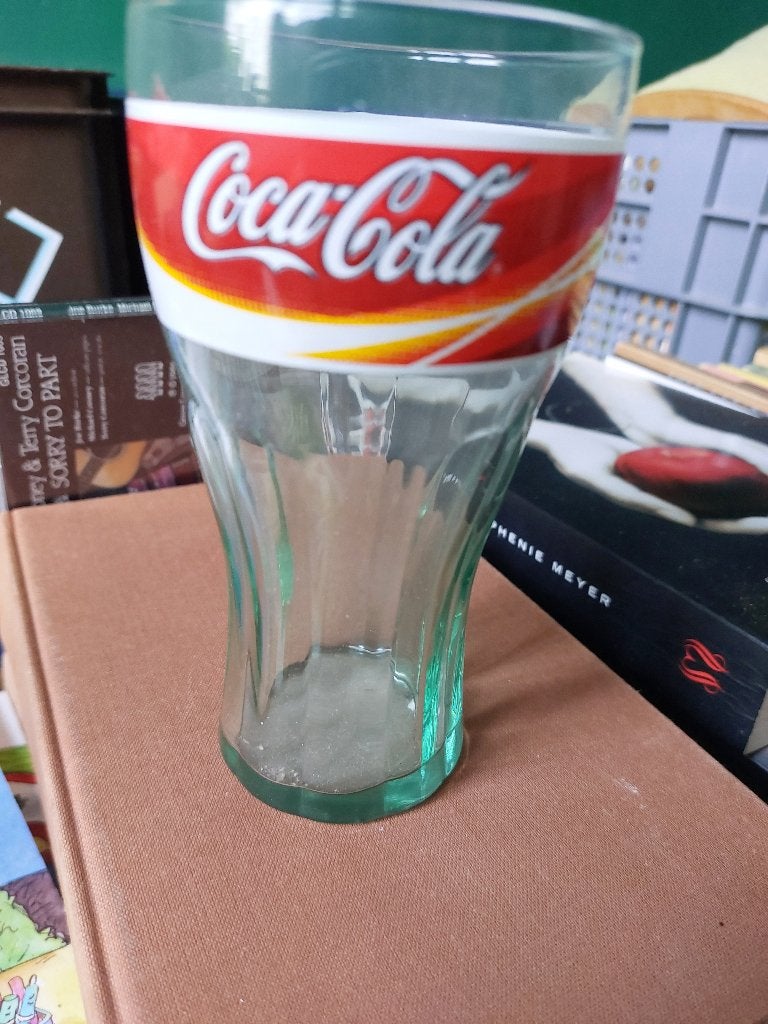 Coca Cola glas euro 2004, NED-GER 15 juni Porto Portugal, Ophalen of Verzenden, Gebruiksvoorwerp