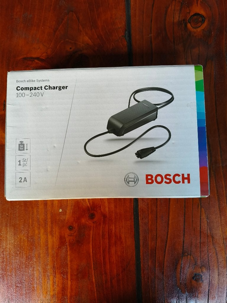 Bosch Compact Charger 2A voor eBike, Fietsen en Brommers, Fietsaccessoires | Fietsaccu's, Zo goed als nieuw, Ophalen of Verzenden