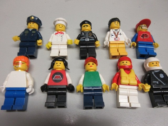 nr. 8836, 10 Lego poppetjes., Ophalen of Verzenden, Zo goed als nieuw, Lego