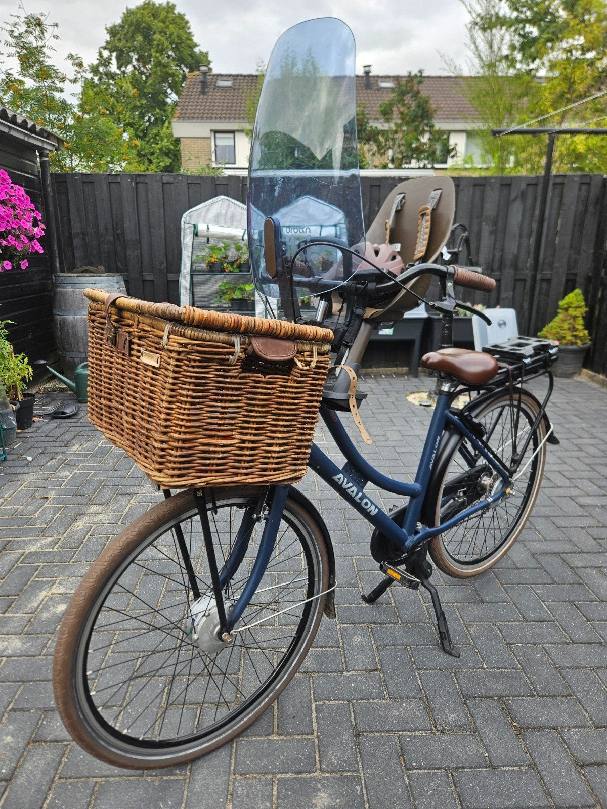 Avalon E-Cargo dames mat blauw, 47 tot 51 cm, Ophalen, Zo goed als nieuw, 30 tot 50 km per accu