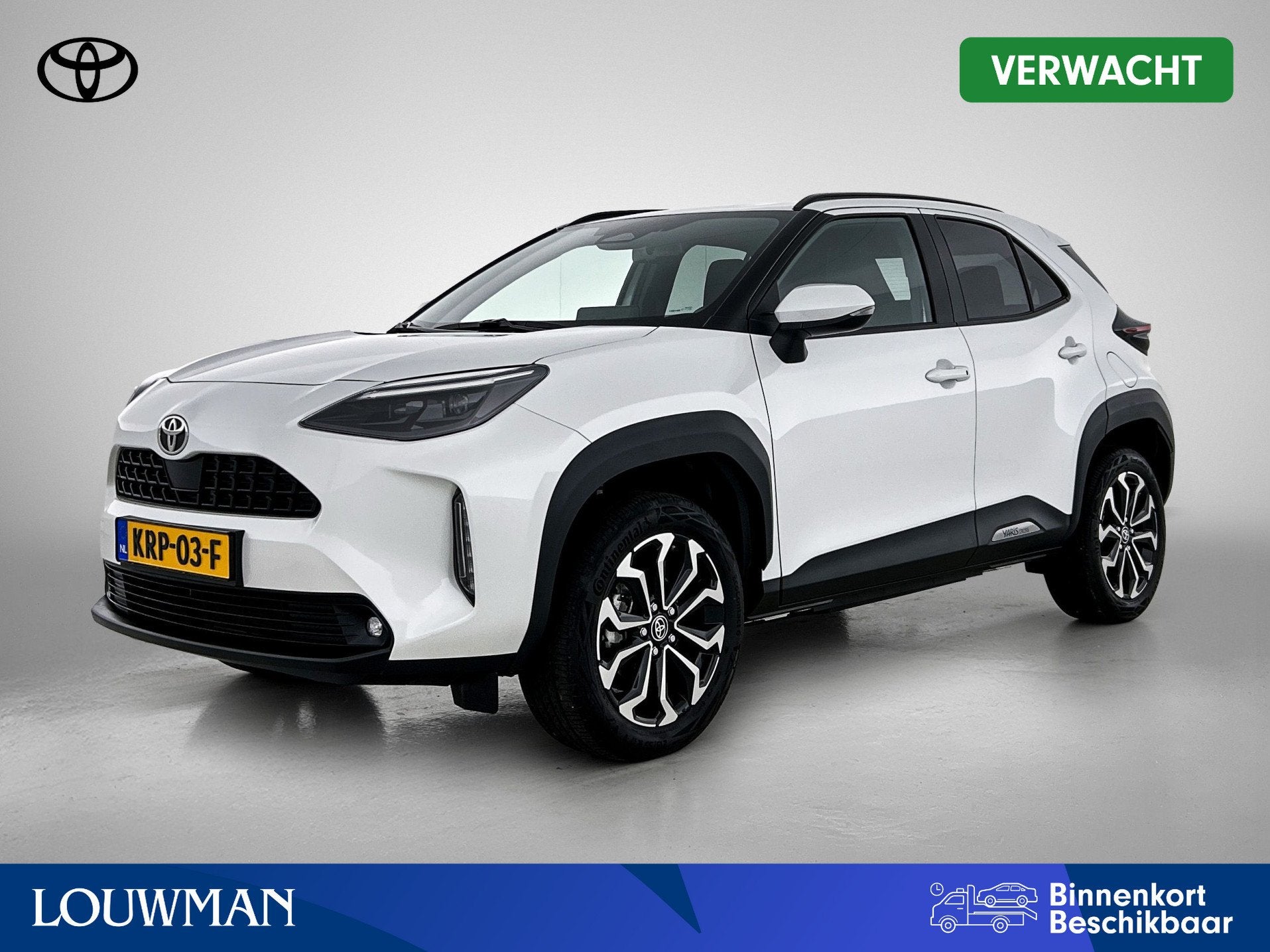 Toyota Yaris Cross 1.5 Hybrid 115 First Edition + | BTW Voer, 12 maanden, Stof, 116 pk, Wit