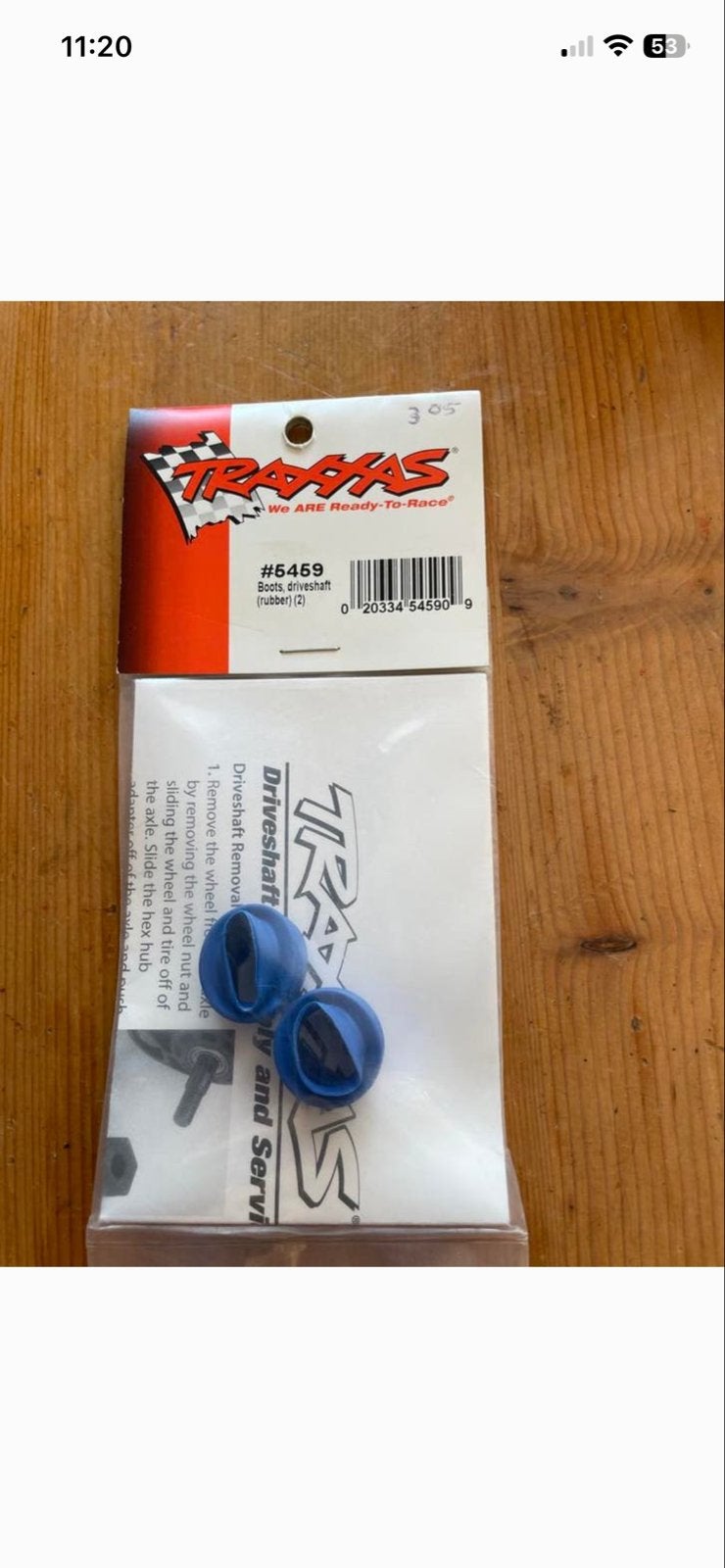 Traxxas #5459 Rubberen aandrijfashoezen (2 stuks), Ophalen of Verzenden, Nieuw