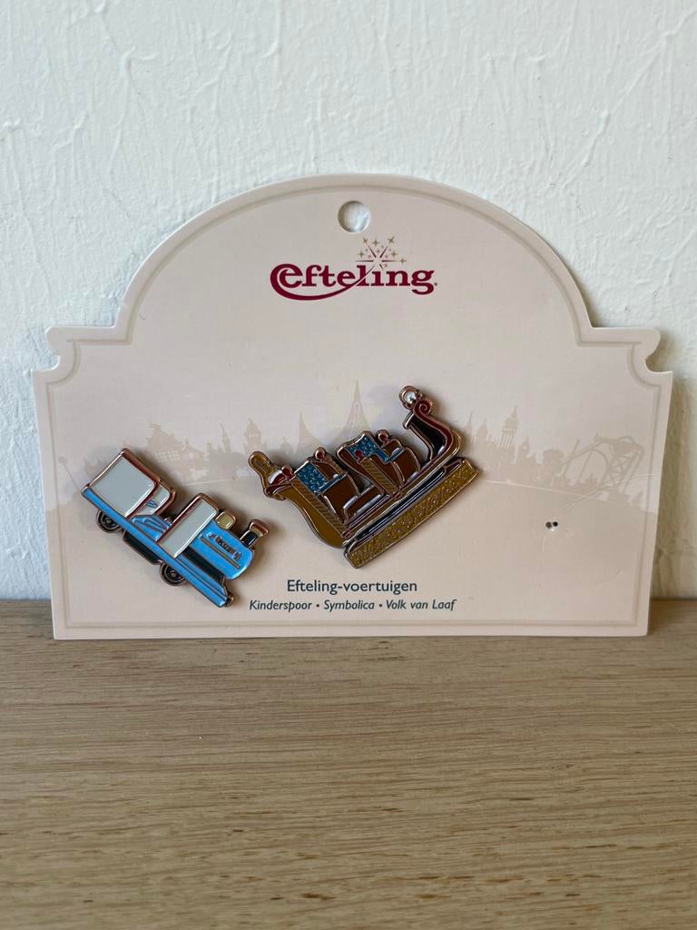 Efteling Pin Set: Kinderspoor & Symbolica mist volk van Laaf, Efteling, Nieuw, Ophalen of Verzenden, Button of Speldje
