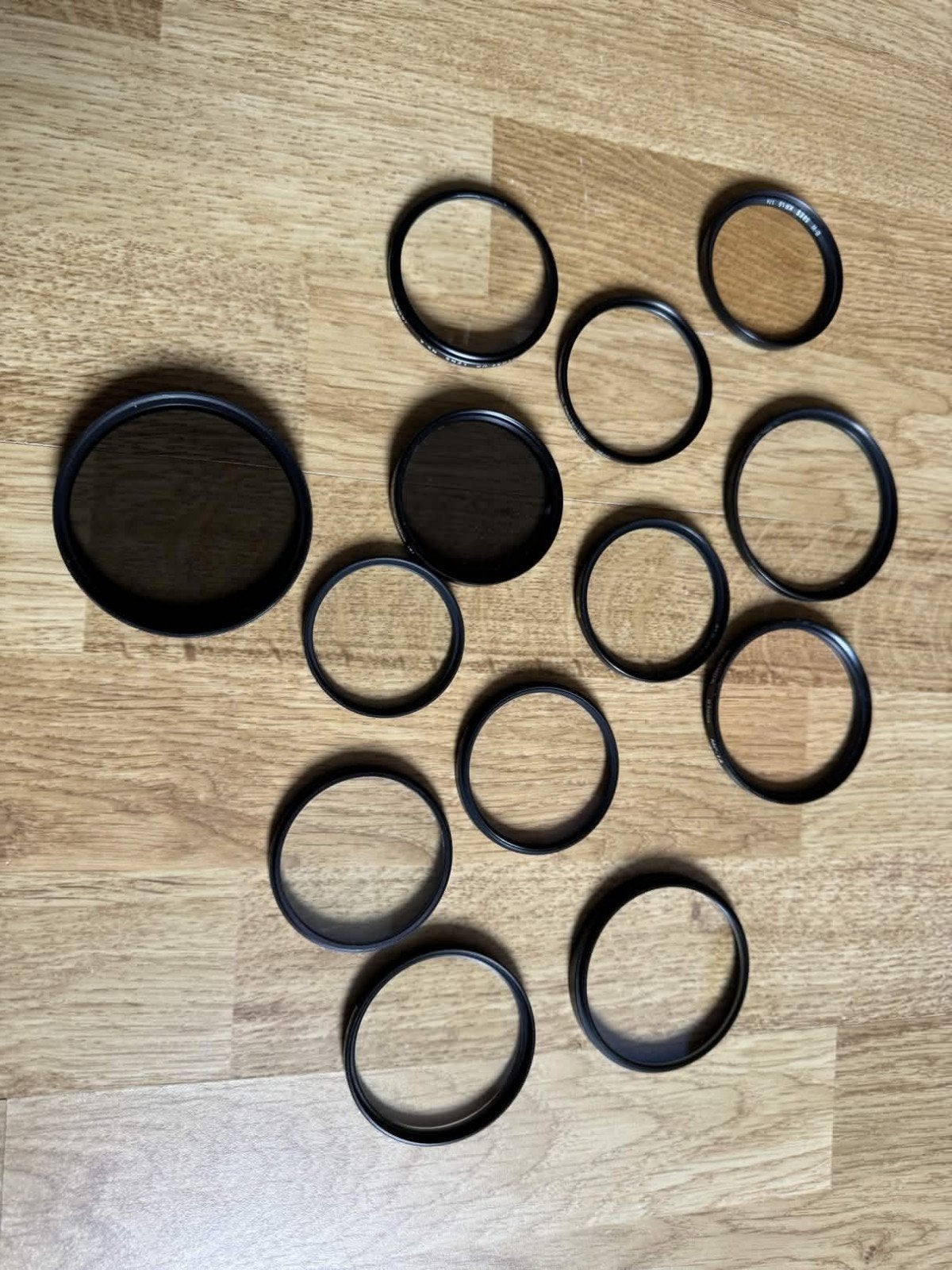 Partij filters UV / polarisatie diverse maten, Ophalen of Verzenden, Minder dan 50 mm, Overige typen