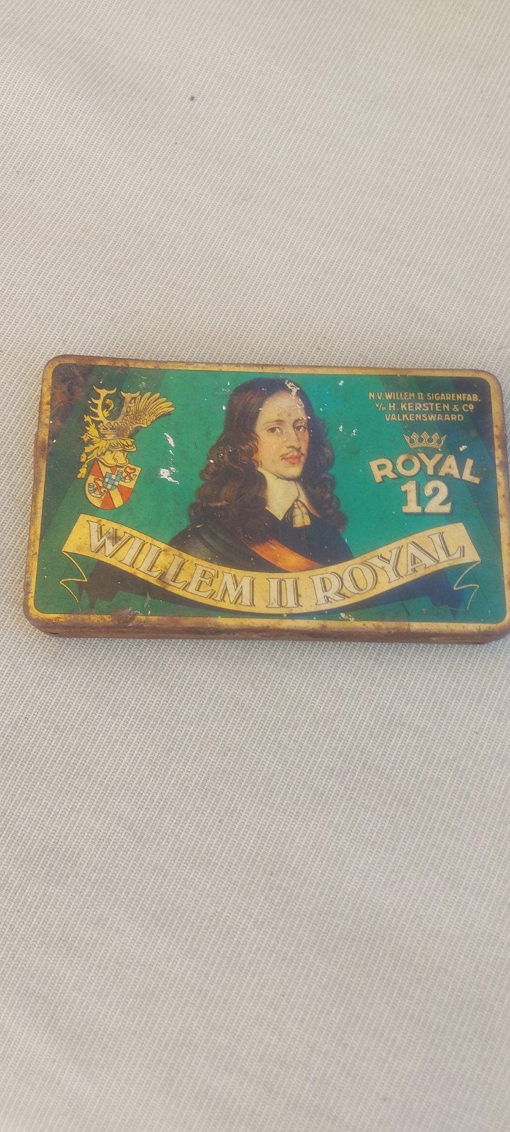 Willem II royal, Ophalen of Verzenden, Tabaksdoos of Verpakking