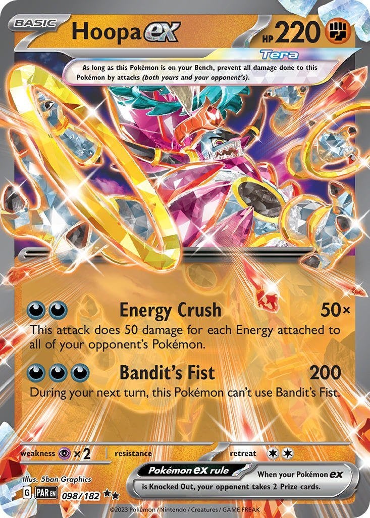 Hoopa EX 098 - Paradox Rift, Ophalen of Verzenden, Nieuw, Losse kaart, Foil