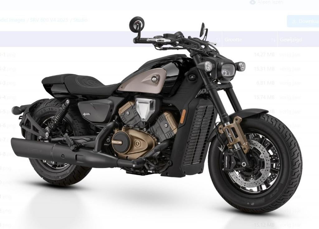 QJMOTOR SRV 600 V4 (bj 2026) 0 km, Chopper, Onbekend, Onbekend, QJMOTOR