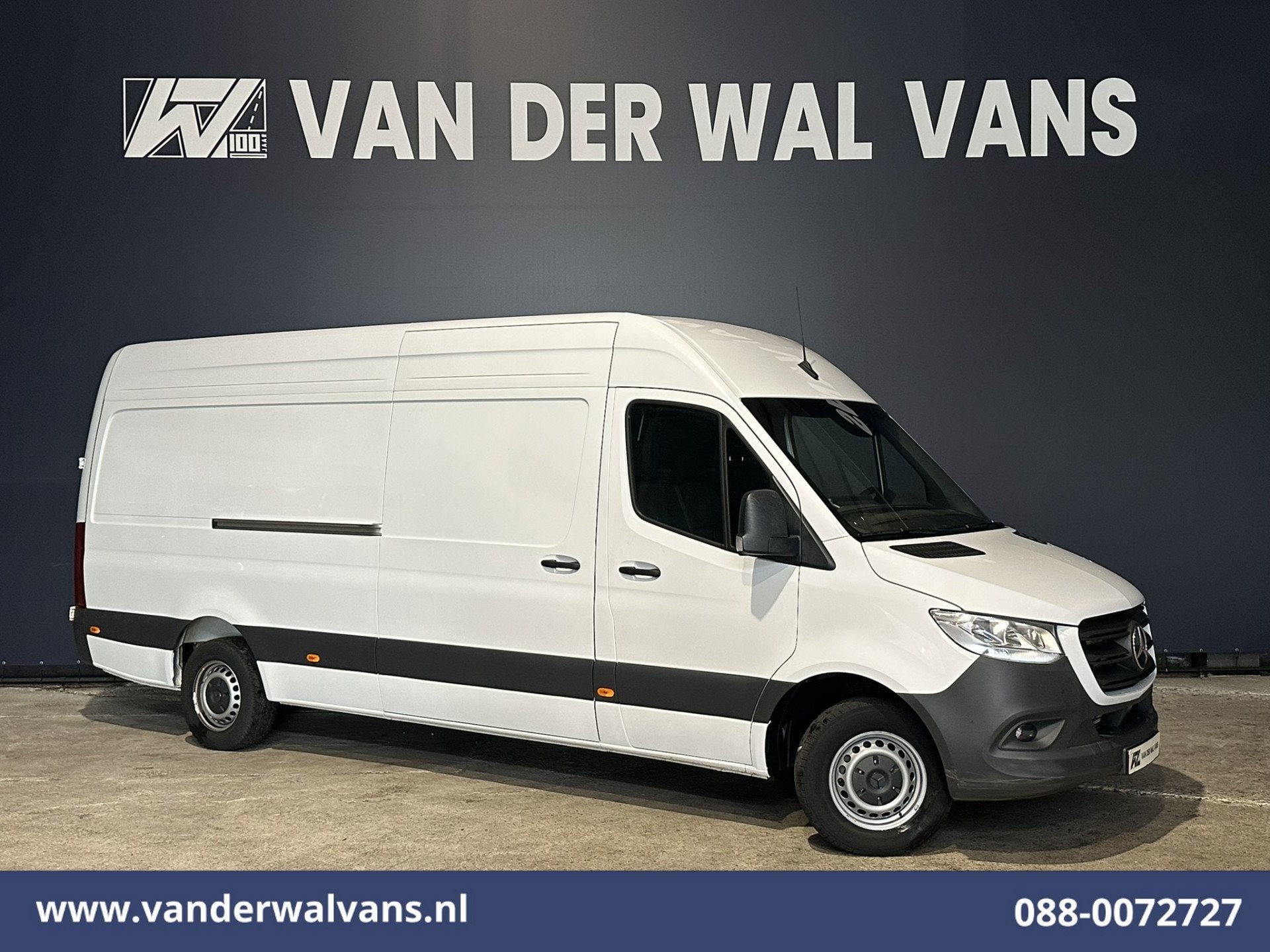 Mercedes-Benz Sprinter 315 CDI 150pk L3H2 Euro6 Airco | Came, Gebruikt, 4 cilinders, Start-stop-systeem, Wit