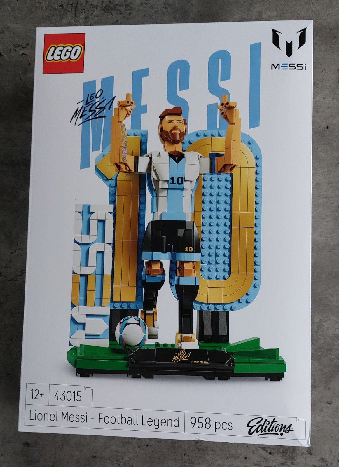 LEGO 43015 Lionel Messi - Football Legend (Nieuw), Lego, Nieuw, Ophalen of Verzenden, Complete set