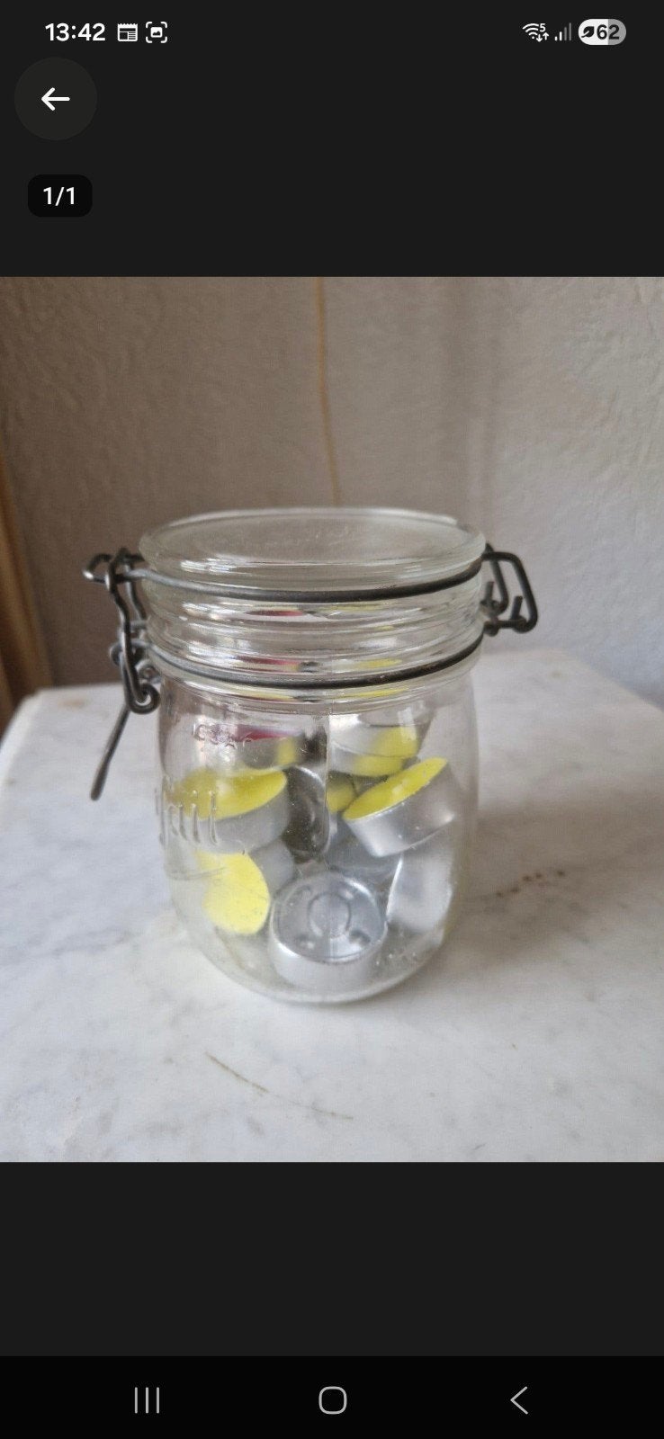 wekpot, Ophalen of Verzenden, Gebruikt, Glas, Pot, Bus of Blik