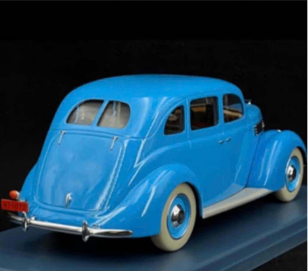 Ford Taxi 1937 Marc Charlet Kuifje 1/24 voitures TINTIN # 58, Verzenden, Nieuw, Auto, Overige merken