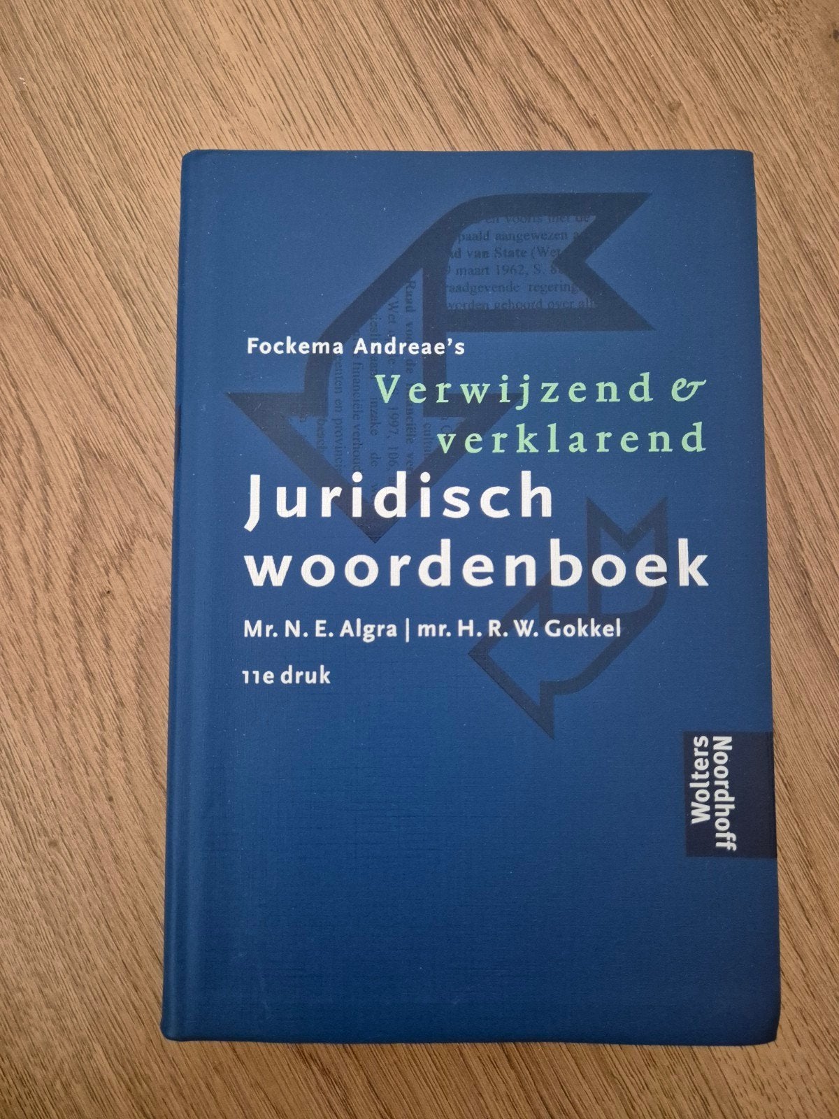 Fockema Andreae's Juridisch woordenboek 11e druk, Gelezen, Koenen of Wolters, Nederlands, Ophalen of Verzenden