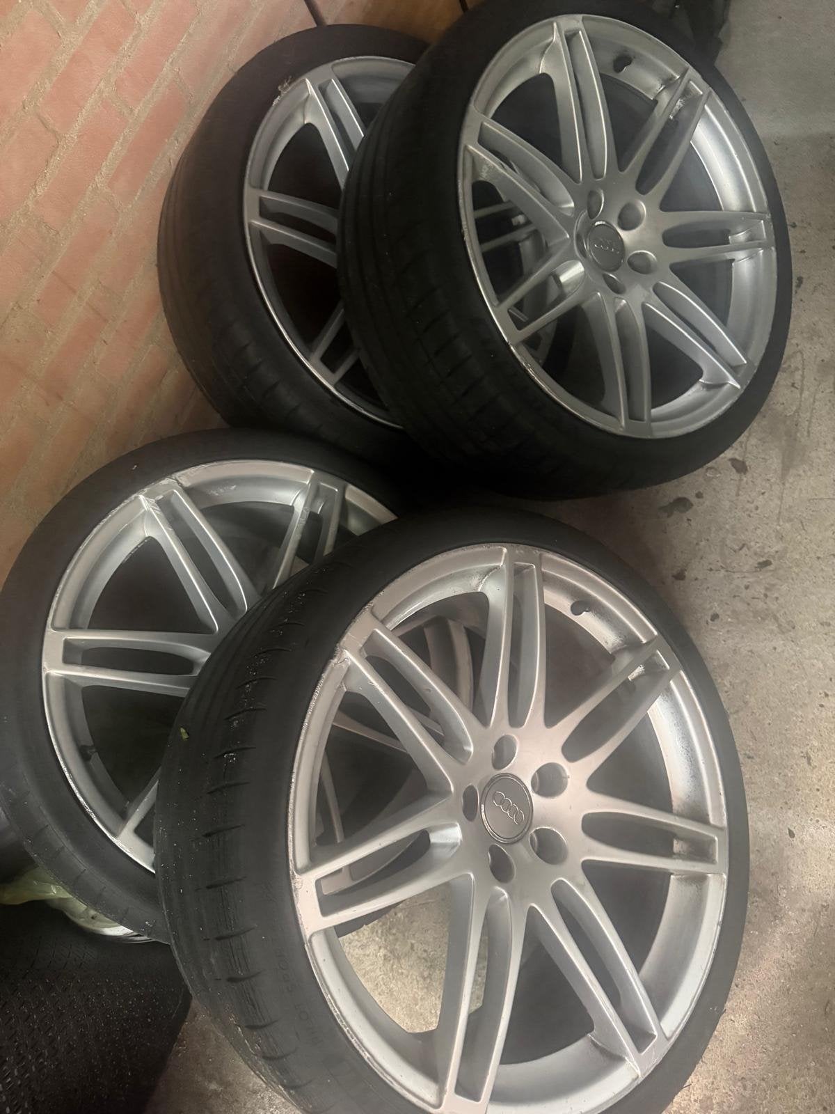 Orginele Audi Velgen met Zomerbanden - 20 inch, Ophalen, Gebruikt, 265 mm, Banden en Velgen