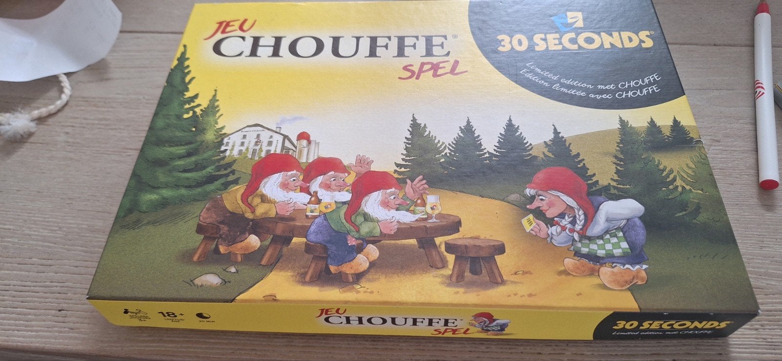 la Chouffe 30 seconds spel (21726), Ophalen of Verzenden, Nieuw, Overige typen, Overige merken