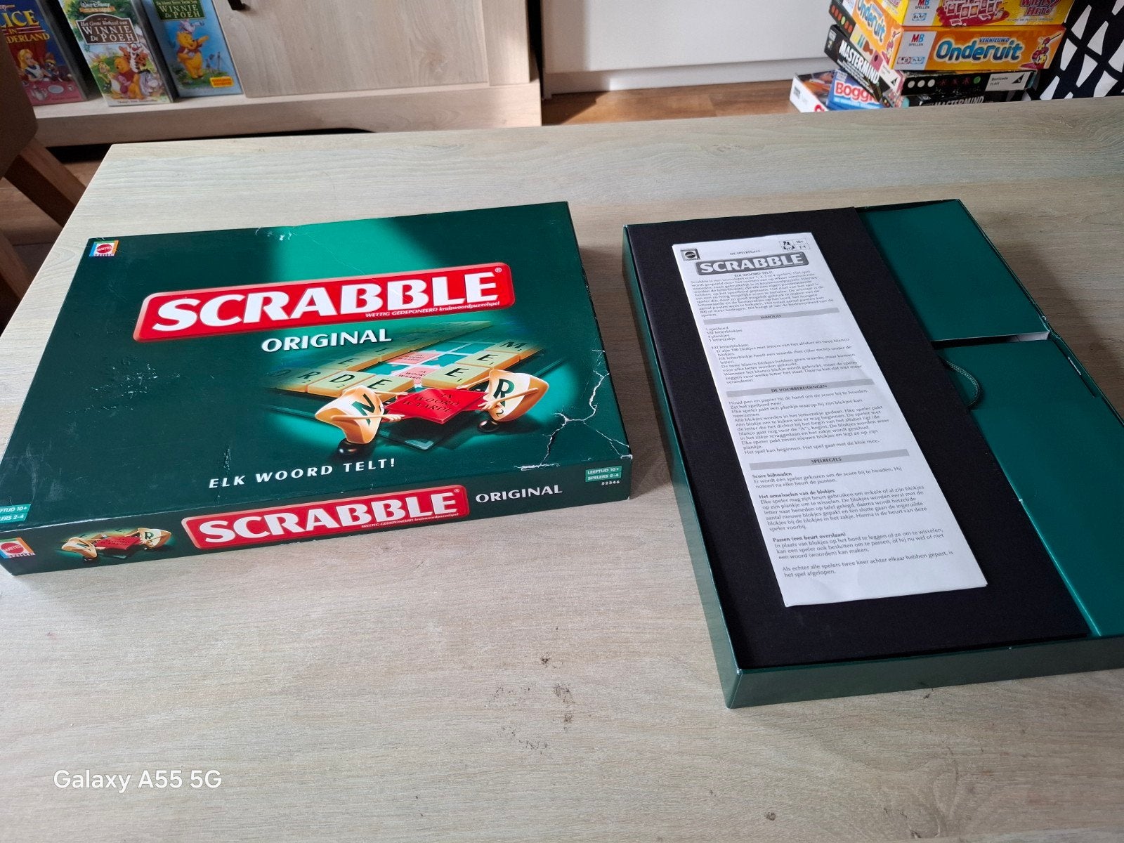 Scrabble Original Bordspel - Compleet en in goede staat, Mattel, Gebruikt, Ophalen of Verzenden, Mattel