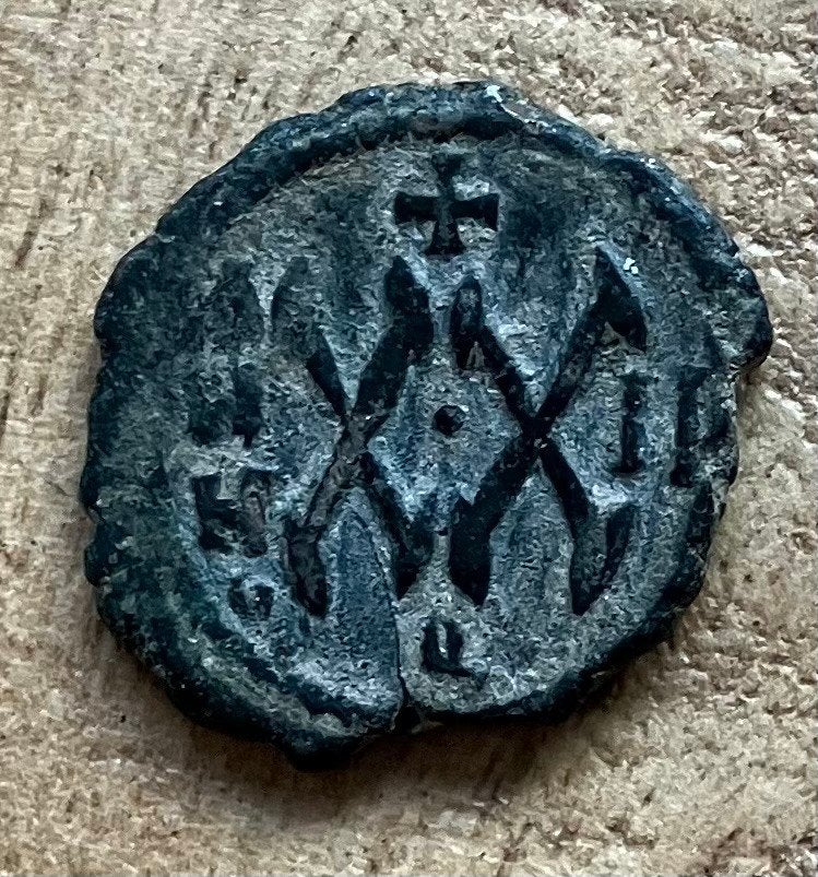 Byzantijnse Rijk 20 Nummi ½ Follis Keizer Tiberius (582-602), Ophalen, Overige landen, Losse munt
