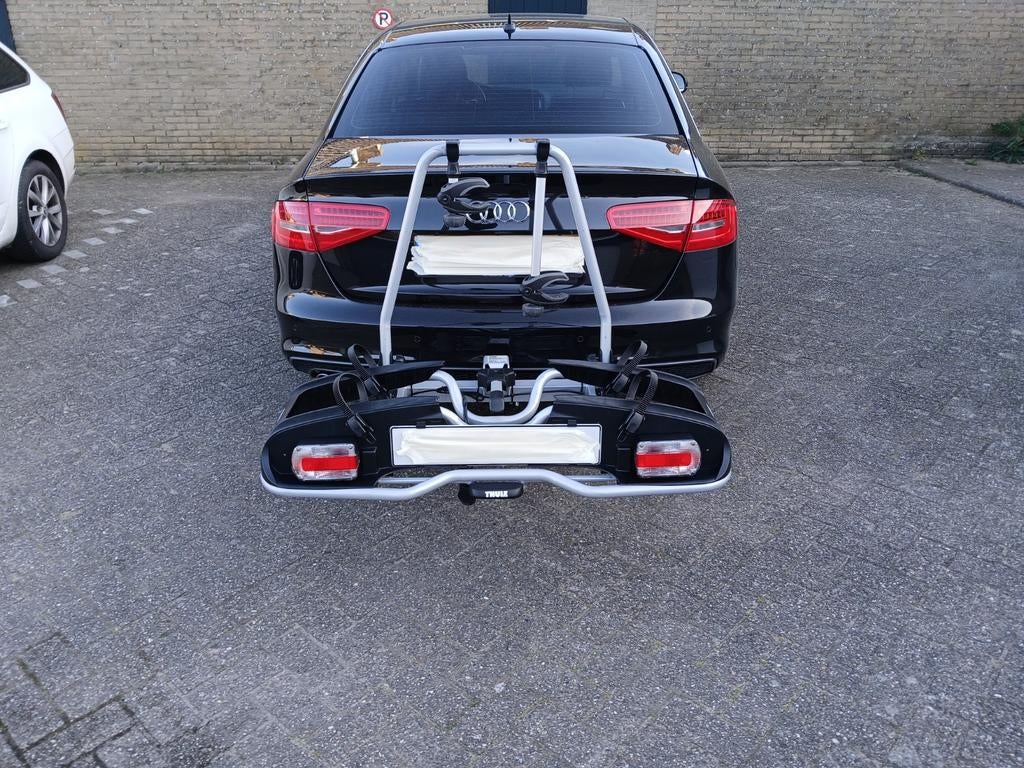 Thule EP 916 fietsendrager met oprijgoot, Auto diversen, Fietsendragers, Ophalen of Verzenden, Gebruikt, Trekhaakdrager