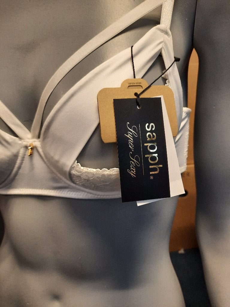 Sapph Natalia BH 70c 70d 75c 75d 80c NIEUW beha, Sapph, Verzenden, Wit, BH