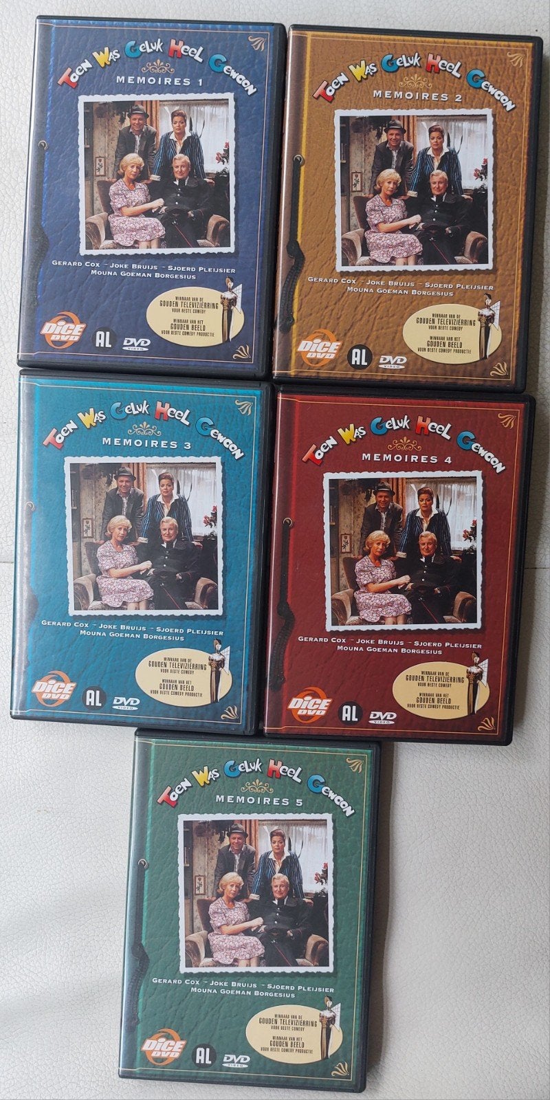 Toen Was Geluk Heel Gewoon - Memoires 1-5 DVD Boxset, Alle leeftijden, Ophalen of Verzenden, Zo goed als nieuw, Komedie