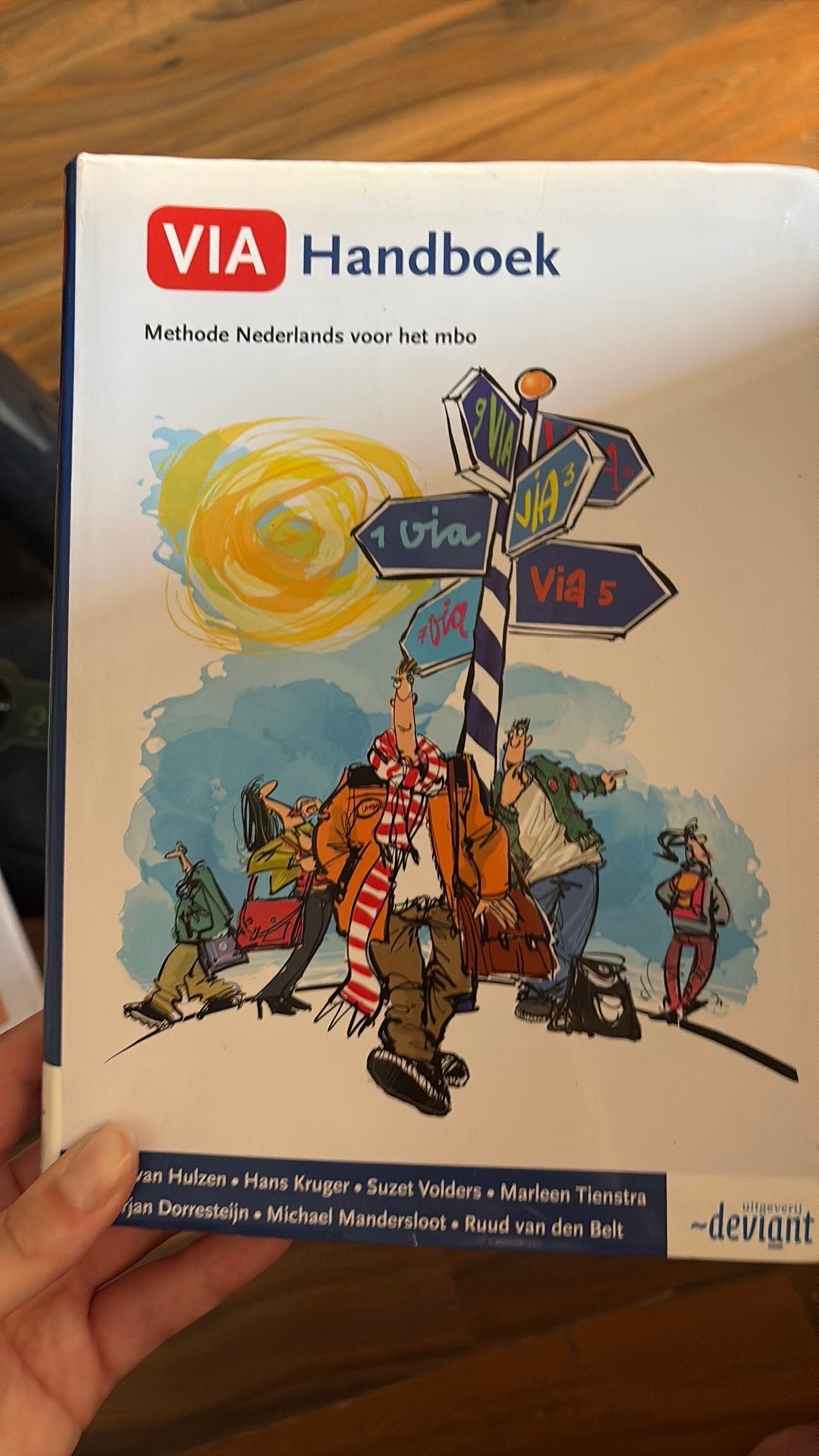 VIA handboek nederlands, mbo (handhaving en toezicht), Ophalen of Verzenden, Zo goed als nieuw, Overige niveaus, Nederlands