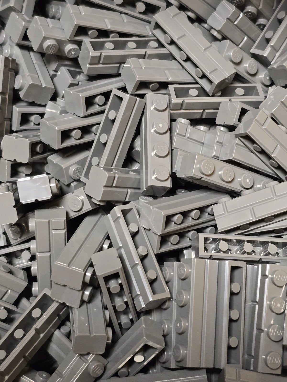 500 steenmotief donkergrijs dbg 1x4 Lego nieuw, Ophalen of Verzenden, Nieuw