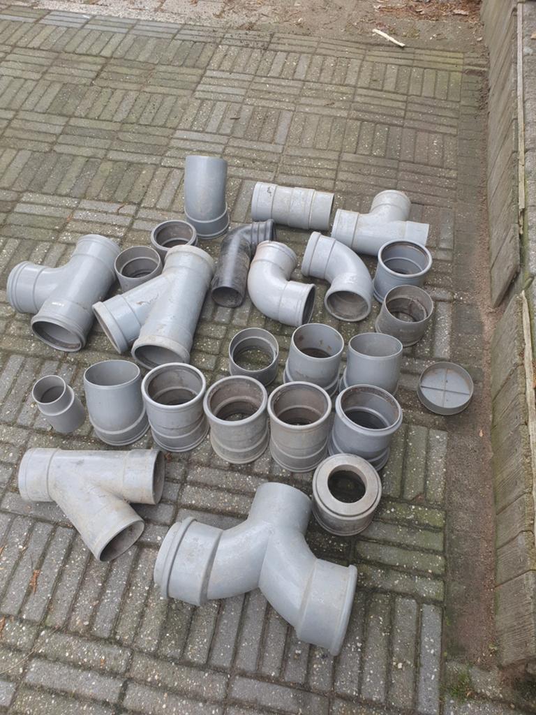 PVC koppelingen., Ophalen, Bochten, Pvc, Minder dan 2 meter