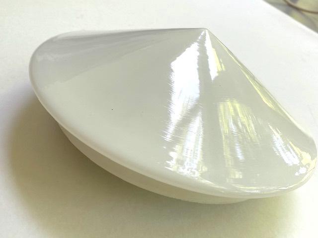 Vintage plafonnière, Huis en Inrichting, Lampen | Plafondlampen, Ophalen of Verzenden, Gebruikt, Glas