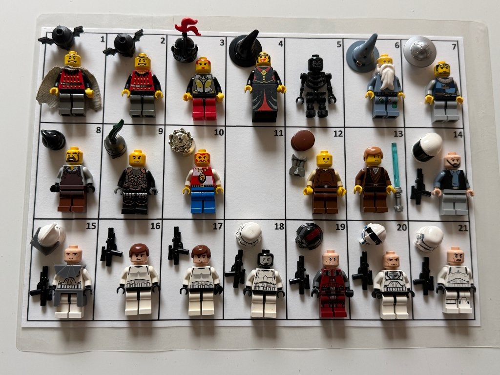 Lego restant minifigs CASTLE en STAR WARS. OP=OP !!, Overige thema's, Lego, Ophalen of Verzenden, Zo goed als nieuw